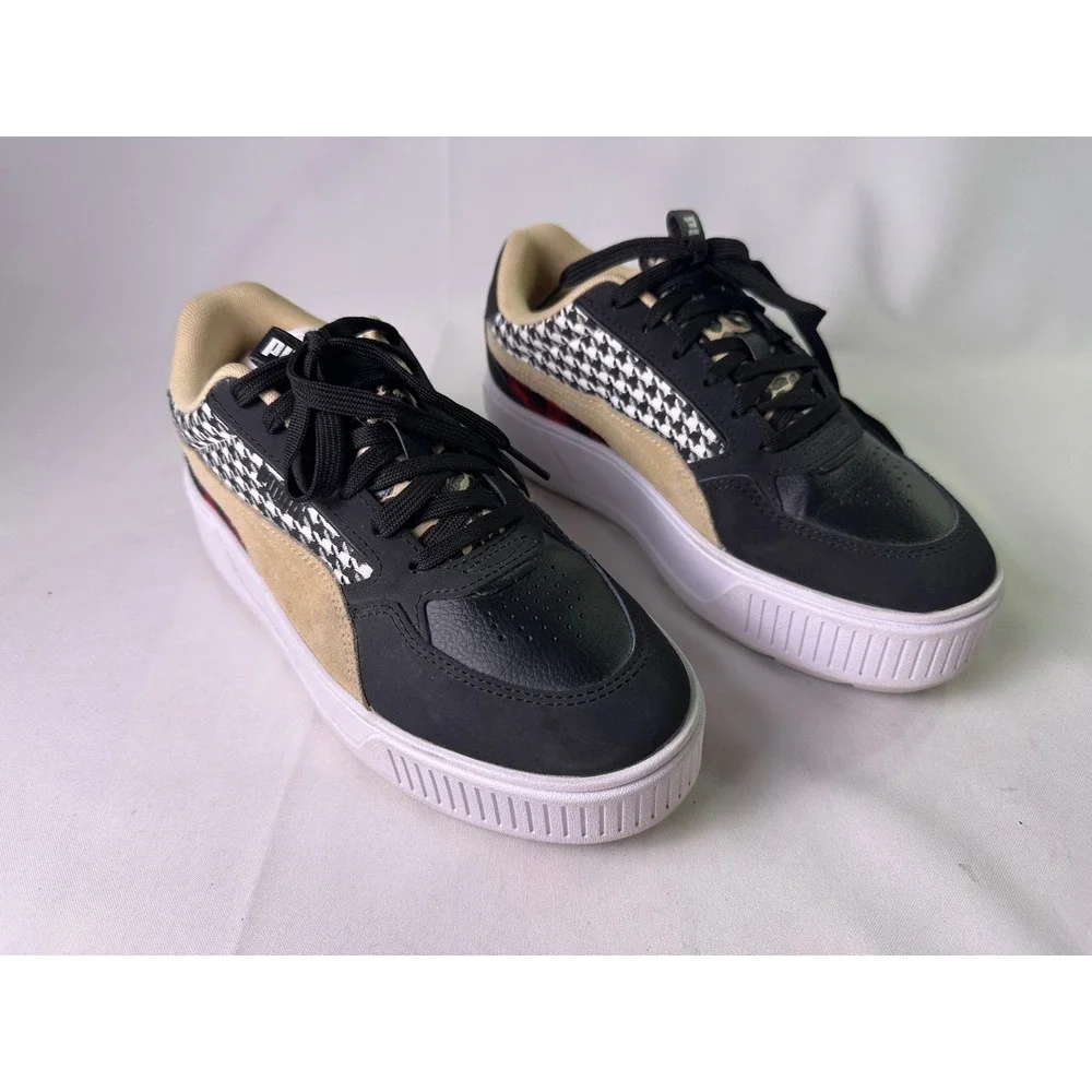 PUMA Cali Dream Women's Size 8.5 Wild Child Leopard Print Chunky Platform‎ Shoes